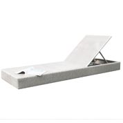 Cama de Piscina em Resina Entranada - Branco